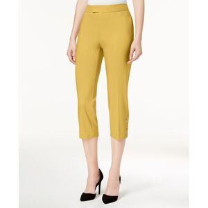 Charter Club Petite Button Hem Capri Pants